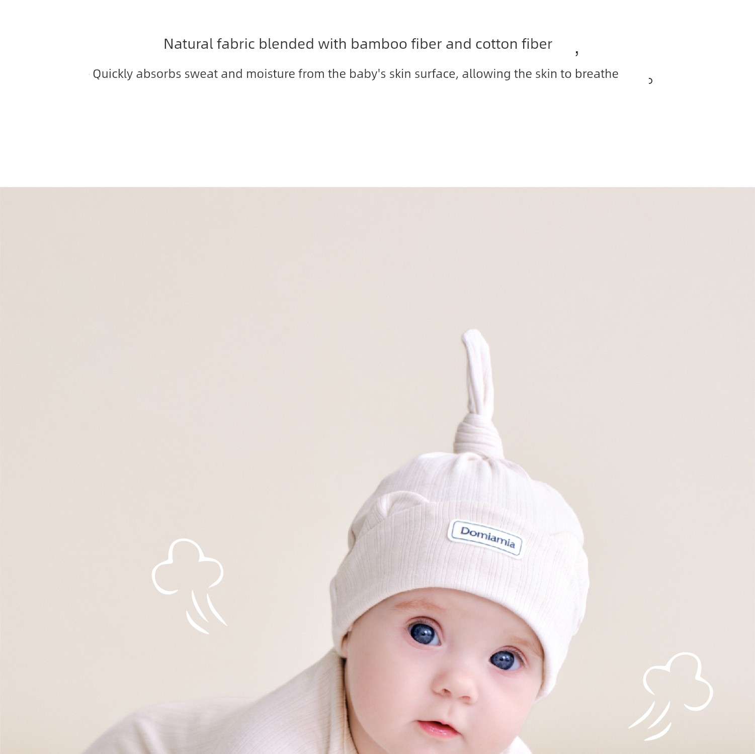 Domiamia Bamboo Soft Baby Wool Romper Newborn Clothes Baby Home Autumn Winter Belly-Protecting Jumpsuit — 18