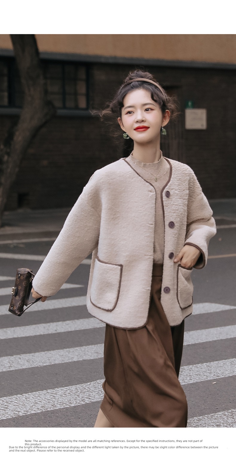Moxa rabbit Little fragrance have cash less than that is registered in the accounts Plush Korean version Versatile lamb