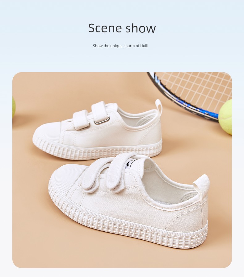 Warrior White Autumn Primary School Children's Shoes — 16