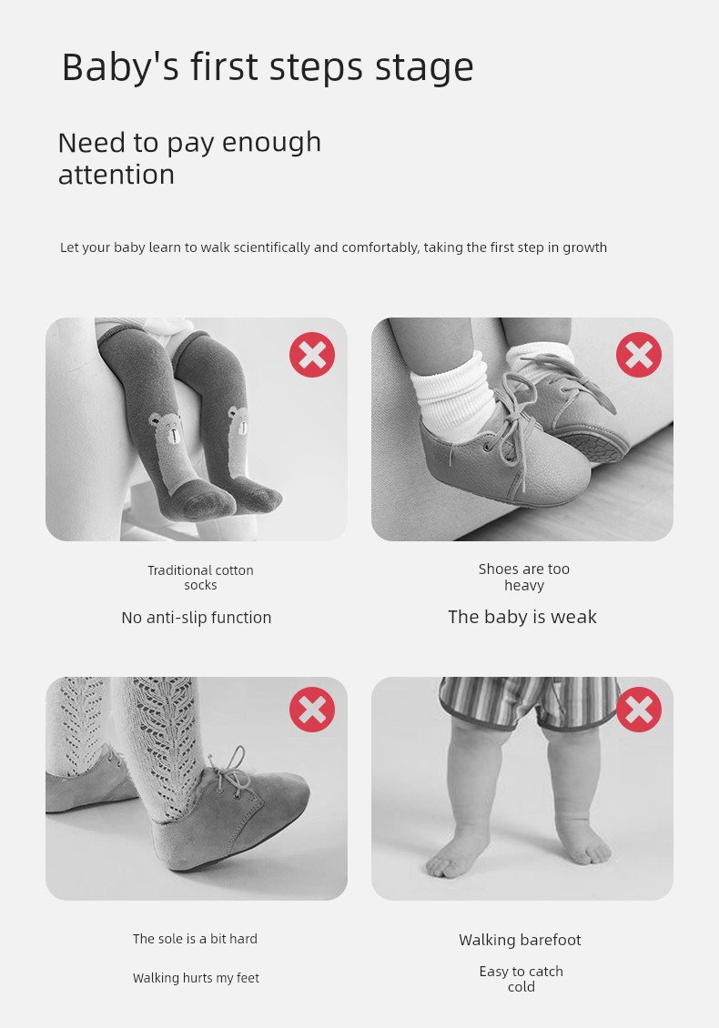 Baby Toddler Shoes Baby Spring/Autumn/Summer Floor Shoes Kids Indoor Non Slip Soft Bottom Room Socks Baby and Infant Shoes — 4