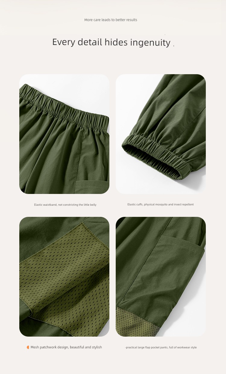 Piggy Banner Children's Cargo Pants Boys' Pants Autumn New Long Pants Big Kids Autumn Outdoor Waterproof Hiking Pants Pc — 26