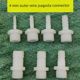 External teeth pagoda joint PVC pagoda water fountain outer silk pagoda joint plastic external thread hose joint 4 tap joint