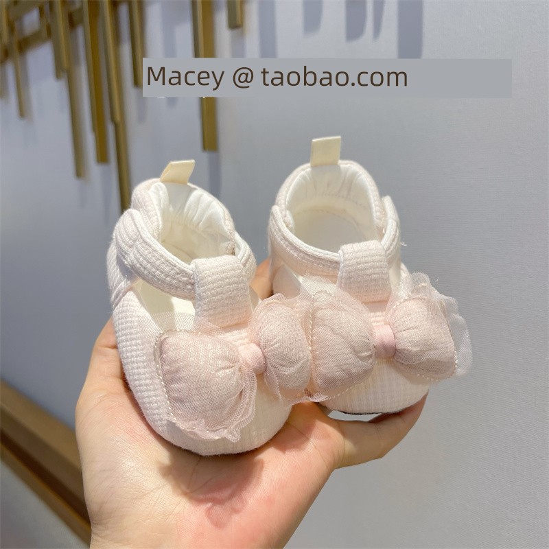 24 New Arrival Spring and Summer Baby Soft Sole Shoes 0-1 Year Old Tight Baby Toddler Flats 6-12 Months Princess Shoes — 6