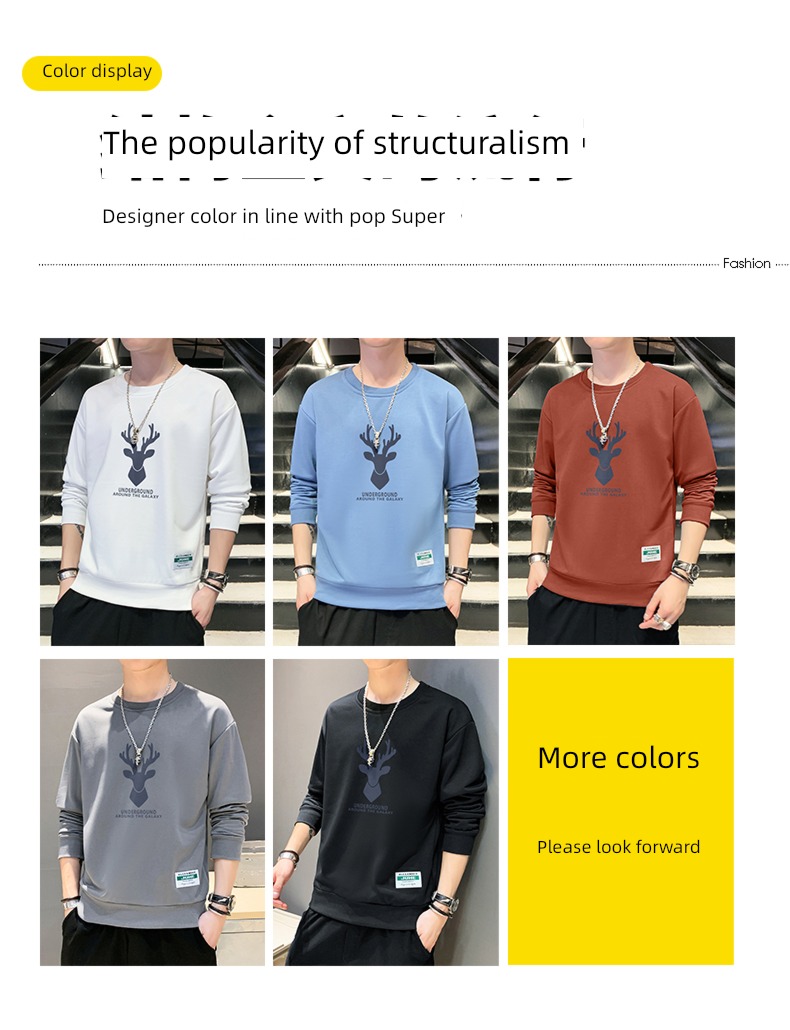 Spring and Autumn Korean version ins Winter money easy T-shirt Sweater