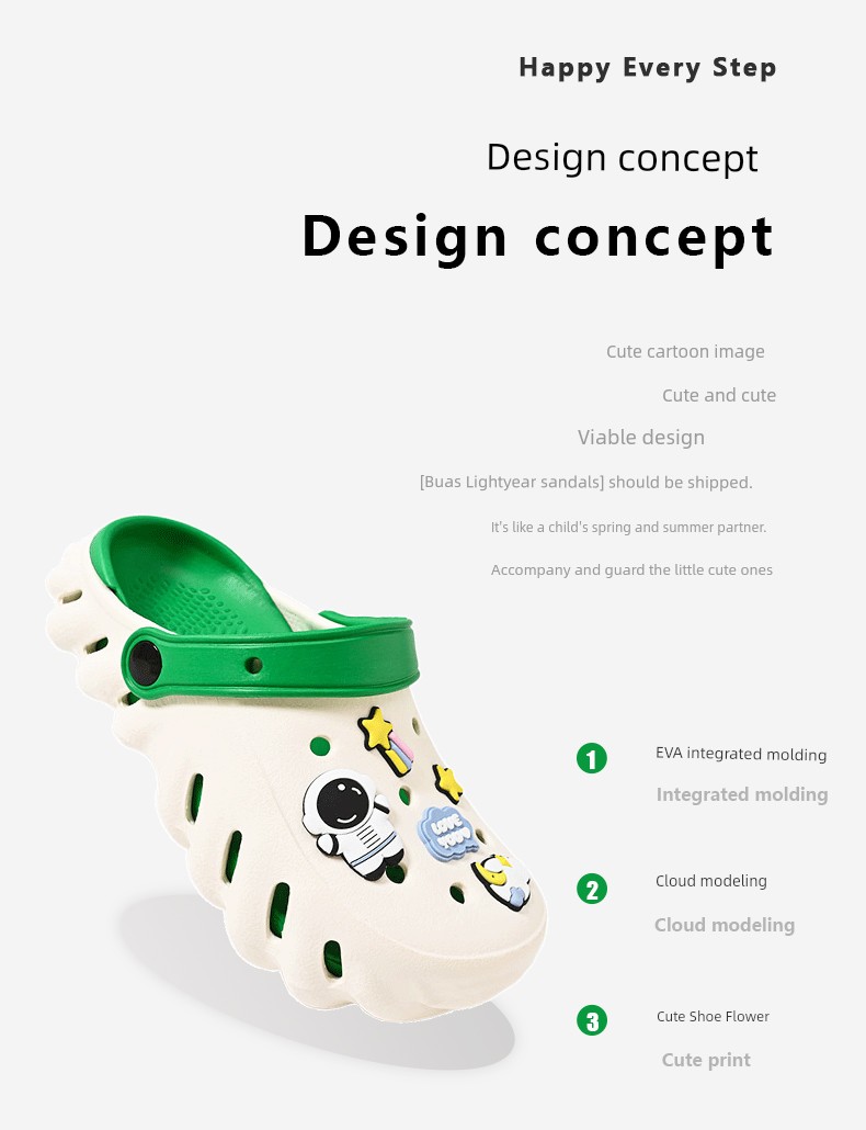 Bumblebee Boy Sandals Summer Children's Hole Shoes — 2
