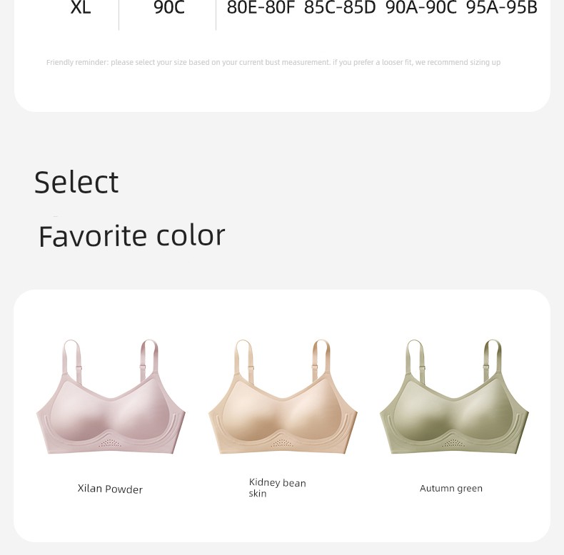 [Clearance] 129.9 Choose Any 2 Pieces October Crystal Maternity Nursing Bra Plus Size Breathable Postpartum Bra — 30