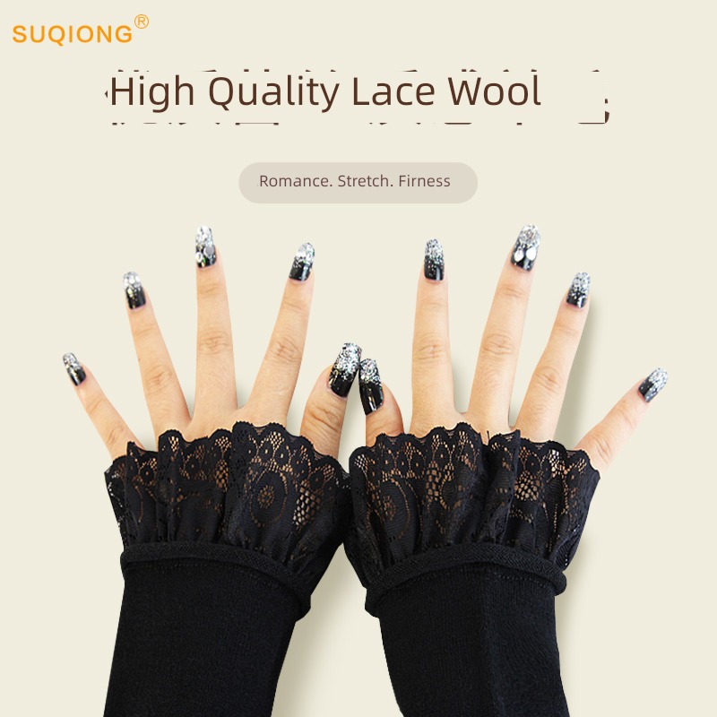 Su Qiong have more cash than can be accounted for ma'am Half finger keep warm Cashmere Wool