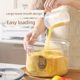 Rice bucket household insect-proof moisture-proof sealed glass rice jar grain storage jar rice flour storage jar rice flour storage jar