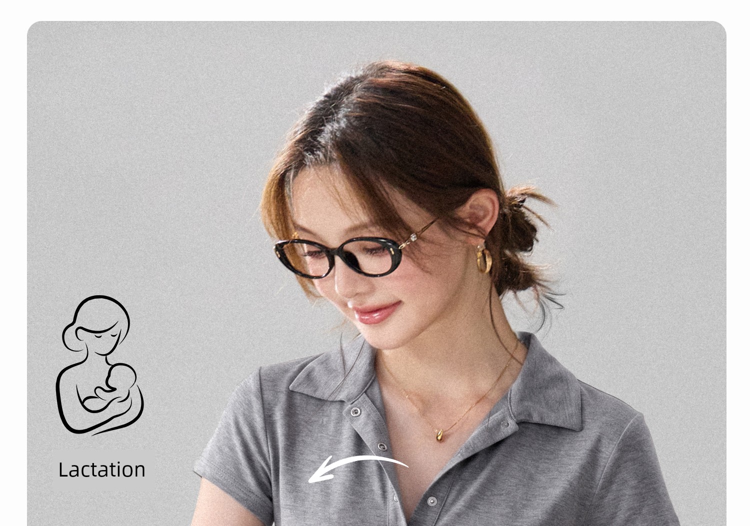 Breastfeeding Short-Sleeve T-Shirt Top Maternity Wear Lenzing Tencel Modal Nursing Half-Sleeve Summer Thin Style Trendy Mom Outerwear — 20