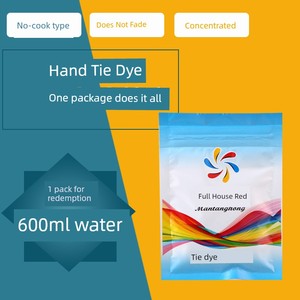 Tie-Dye Dye Children's DIY Craft Tools Paint Student Dyeing Material Kit Eco-Friendly Dye Cold Water No Boiling Required
