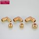 Brass outer wire flaring elbow flare copper pipe joint flaring right angle 90 elbow air conditioning and refrigeration accessories