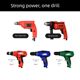 Household electric toilet dredger machine poke kitchen floor drain through sewer tool to open toilet pipe blocking tool
