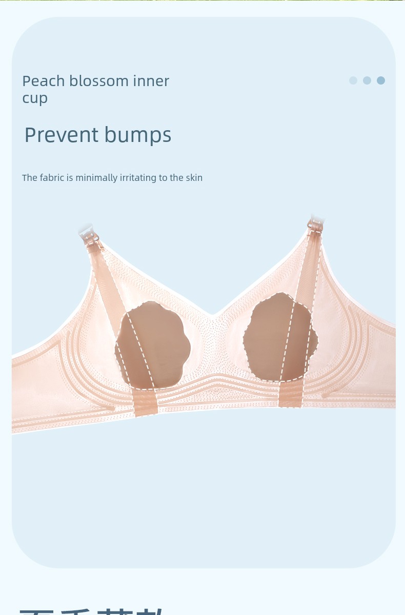 Rovo Nursing Bra Summer Thin Breathable Anti-Sagging Breast-Shaping Postpartum Breastfeeding Bra for Pregnant Women — 8