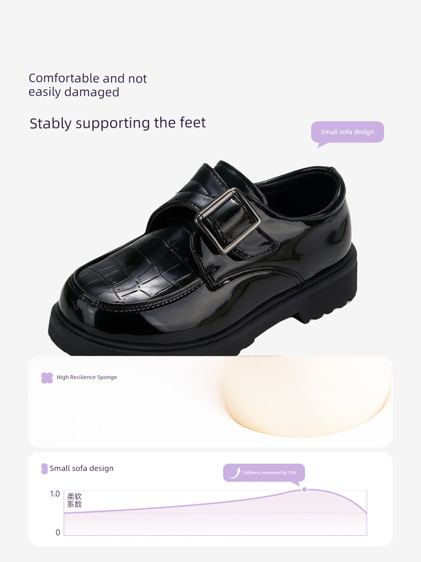 Boys' Black Leather Shoes, British Style, Casual and Stylish, Comfortable for Men, Great for Summer, Very Attractive, Student Shoes, 2026 New Model — 2