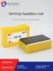Black fst headless tack skirting nails plus hard colored cap nails 18 20 25 30 35 40 foot nails