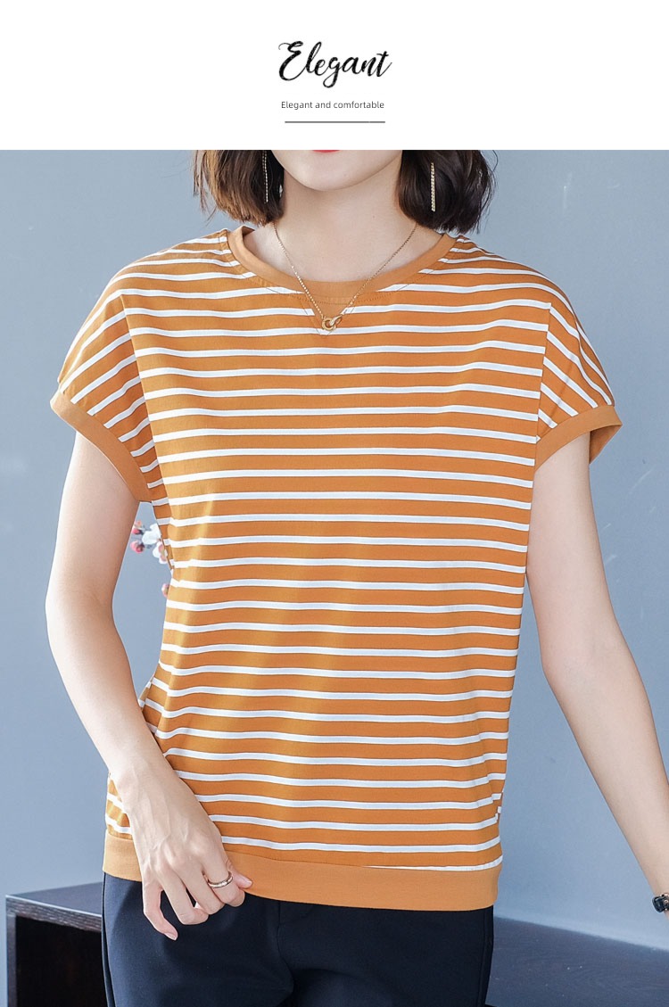 jacket Short sleeve easy Mother dress ma'am Body T-shirt