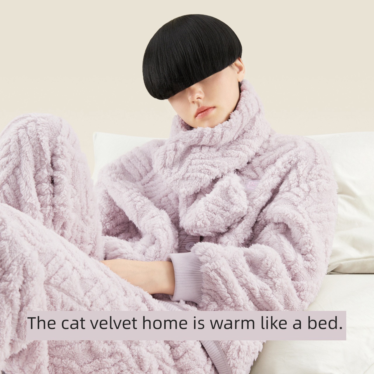 515P Jiaonei Coral velvet female Autumn and winter lovers pajamas