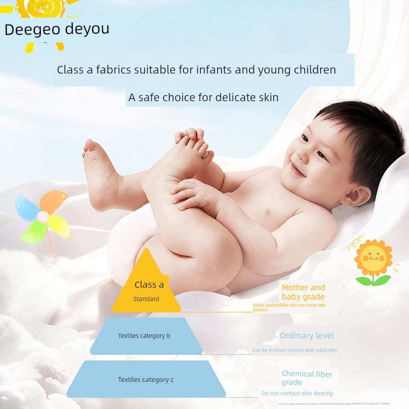 Deyou Children's Disposable Cotton Boxer Briefs for Girls and Boys, Sterilized, No-Wash, Daily Use, Travel Shorts — 3