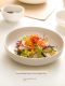 Longmeige pure white bone porcelain 7-inch nest plate deep plate stir-fry soup plate round plate ceramic household plate tableware
