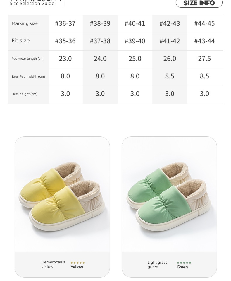 slipper keep warm Home Furnishing Feeling of stepping on shit Confinement Down cotton