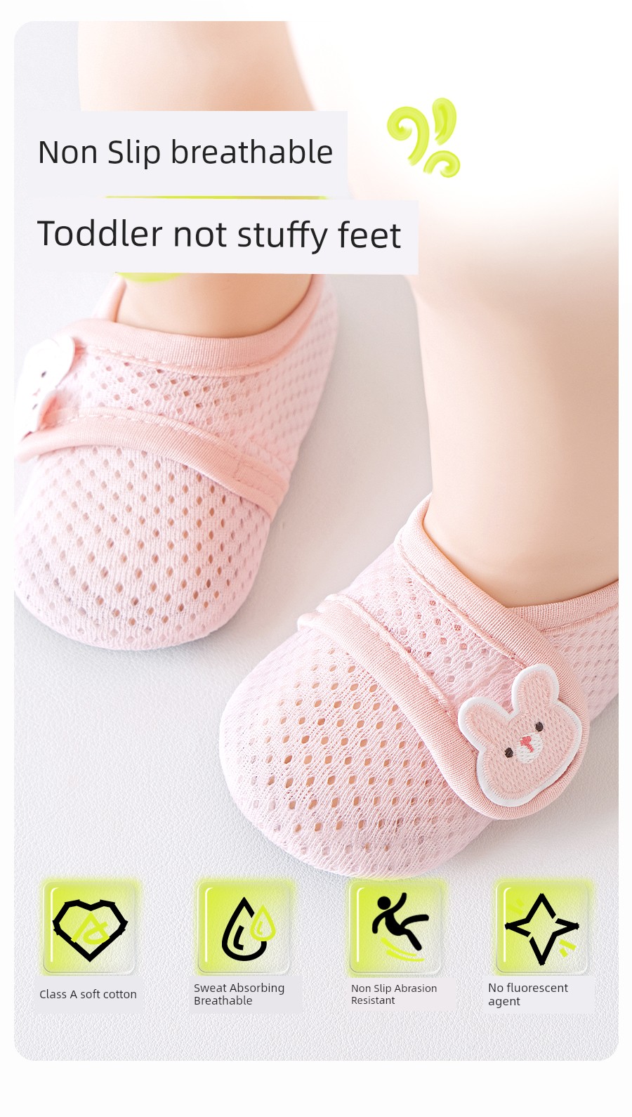 Spring and Autumn Non-Slip Cold-Proof Baby Soft Bottom Indoor Room Socks — 2