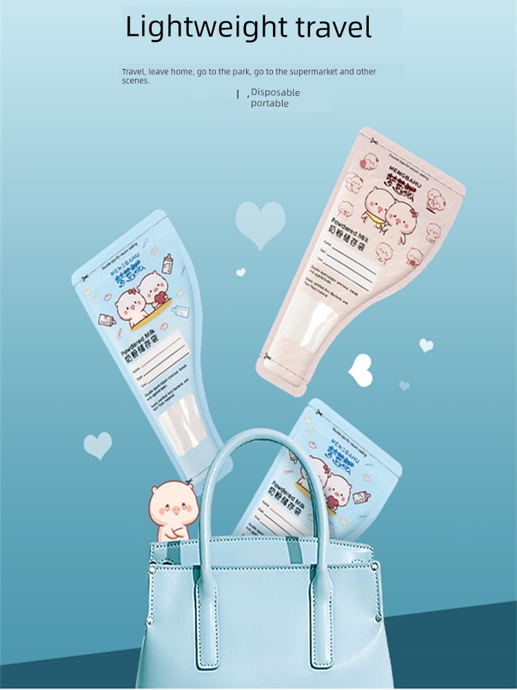 150 Pieces Disposable Portable out Milk Powder Bag — 12