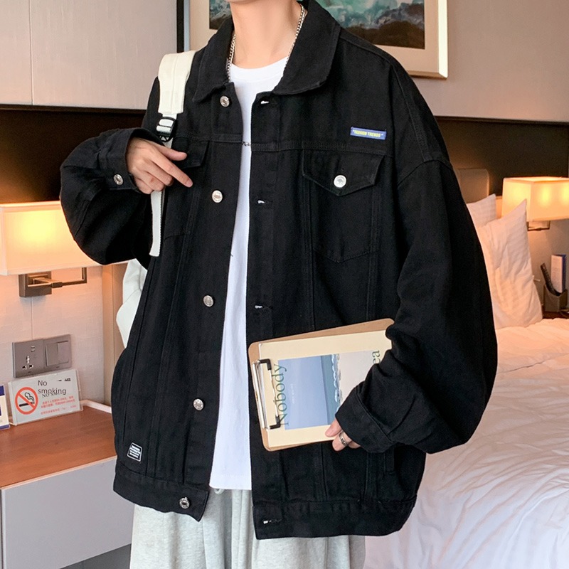 Chaopai spring and autumn Ruffian handsome ins Port style chaqueta