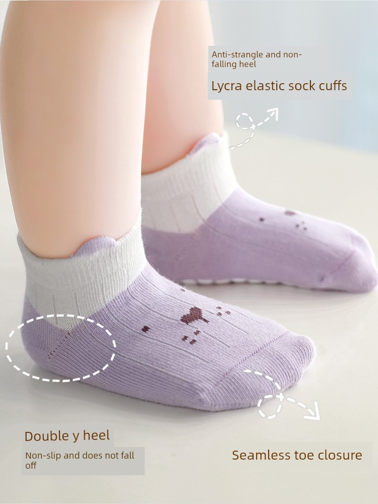 Spring and Summer Early Education Boneless Loose Indoor Shoes Room Socks — 2