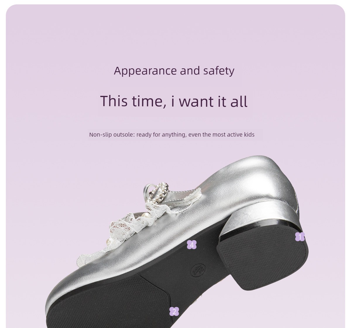 Little Girl's Stylish Leather Shoes 2026 New Summer Children's Beautiful Princess Shoes Girls' Soft-Soled High-Heeled Stage Shoes — 10