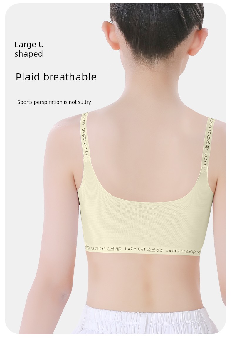 Girls' Underwear Developmental Primary School Student Youth Girl Junior High School Student Vest 12 Years Old Sling Children's Tube Top Young Adult — 12