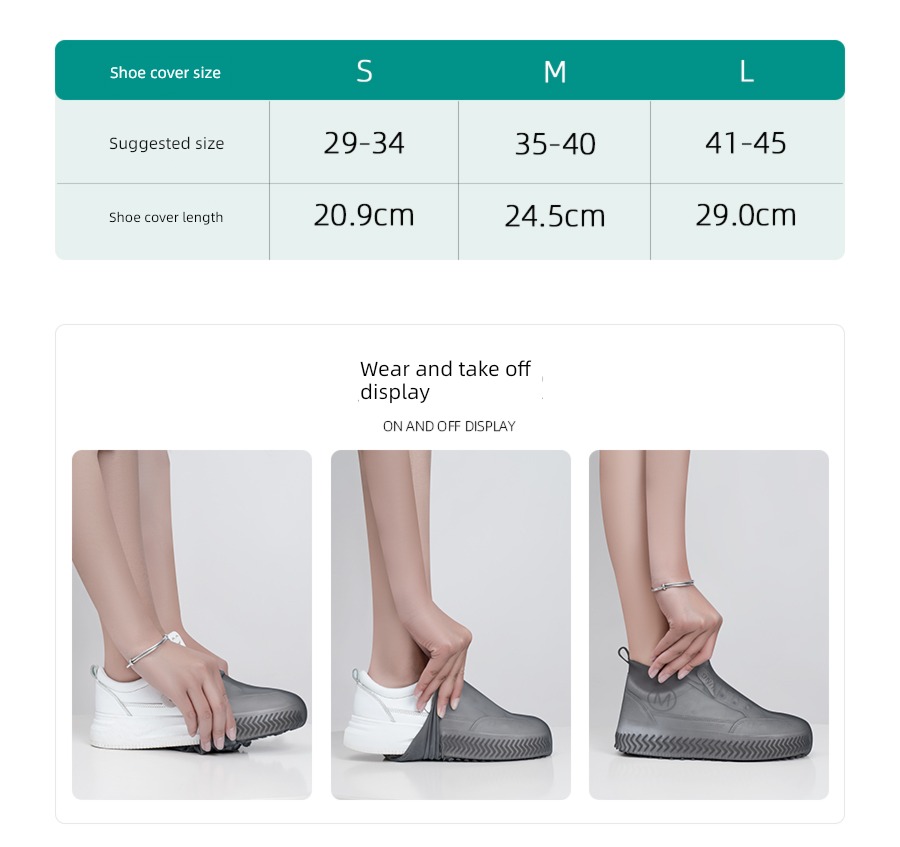 Men's and women's money non-slip thickening children silica gel summer Rain shoes