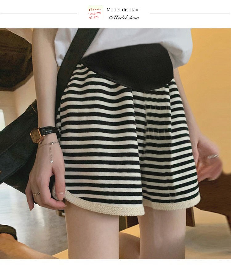 Maternity Shorts, Sleep Pants, Home Pants, Leggings, Anti-Exposure Safety Pants, Summer Thin Wide-Leg Pants, Casual Pants, Plus Size — 6