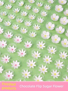 Fondant Flower Cake Decoration Ornaments, Small Daisies, Trendy Chocolate Flowers, Baking Desserts, Tiramisu Toppers