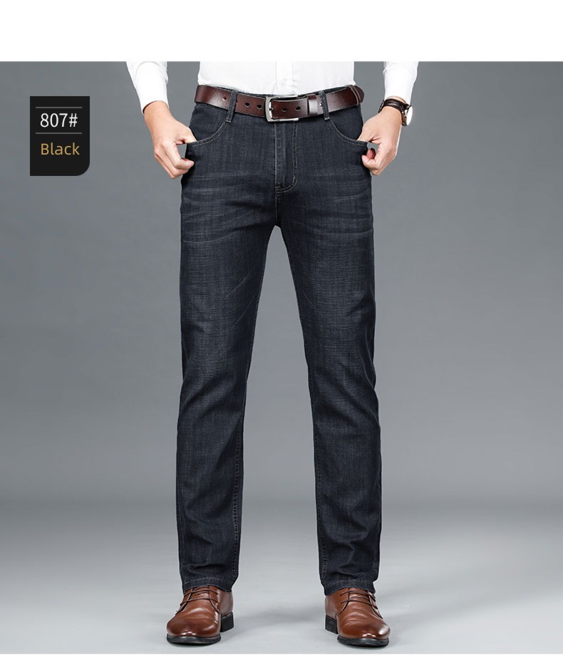 Guangzhou Autumn and winter thickening business affairs leisure time Jeans