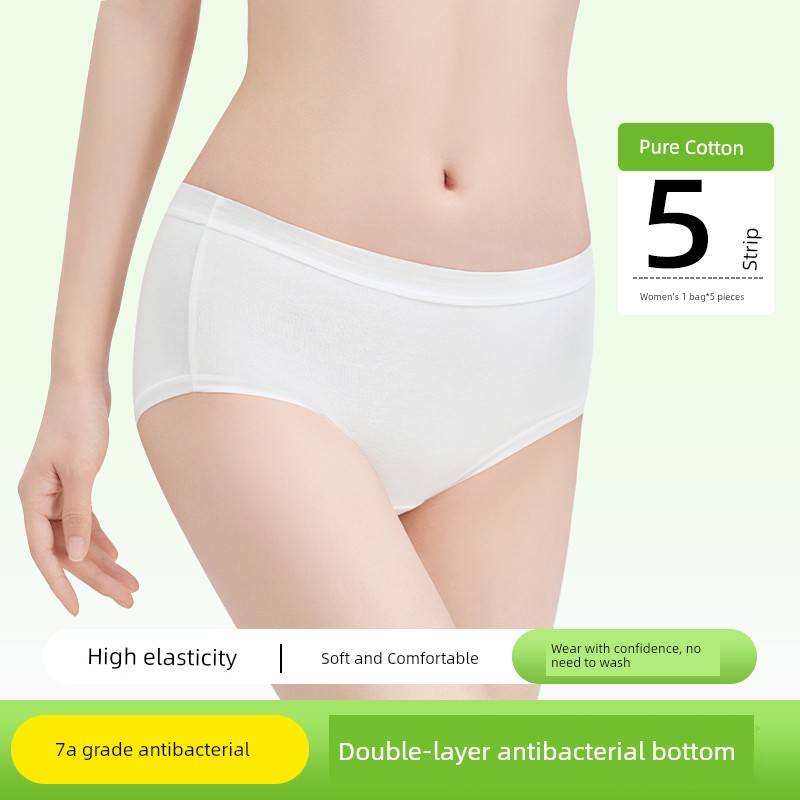 Cotton Xiaoran Disposable Underwear for Women, Puff Pants, Sterile, for Pregnant and Postpartum Women, Daily Use, Postpartum, Travel — 6