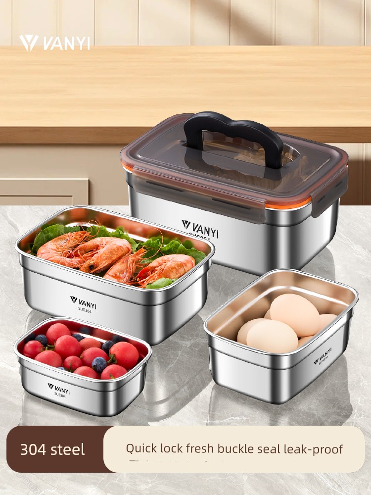 Stainless Steel Food Grade Frozen with Lid Fruit Crisper