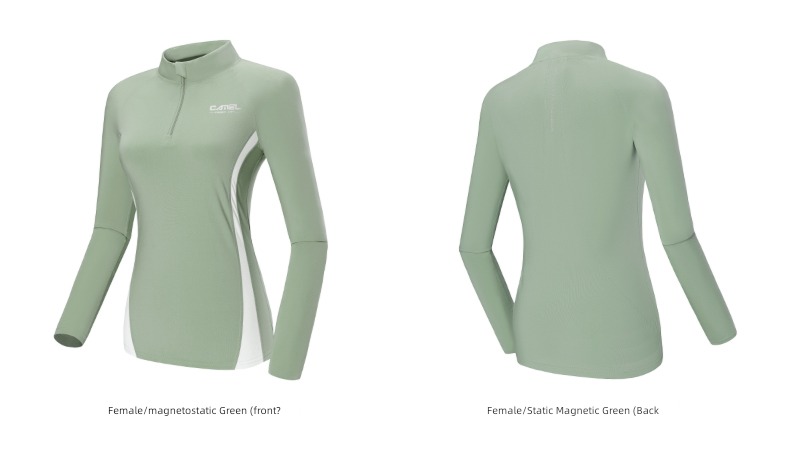 camel female autumn Long sleeve Quick drying shirt Fitness wear