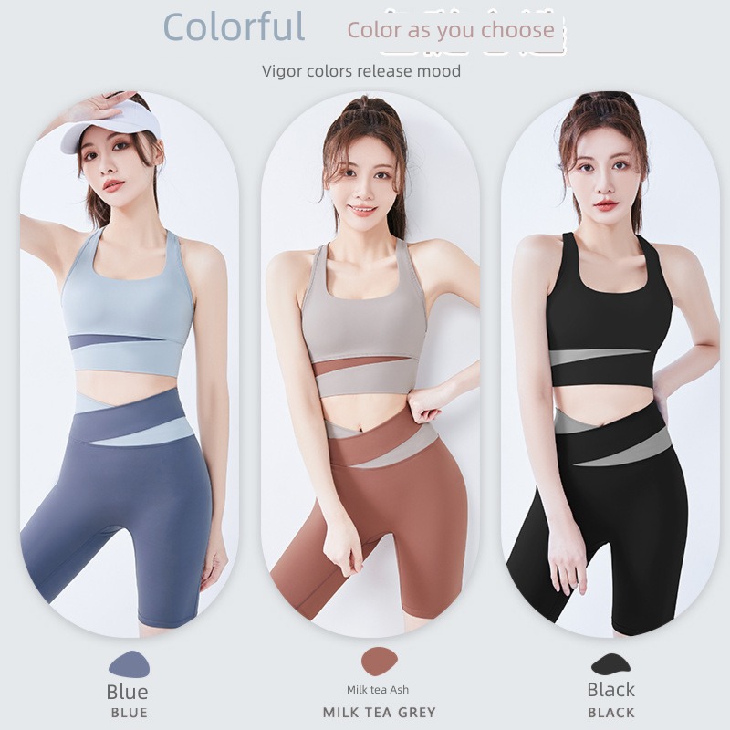 Anti sagging summer Yoga clothes Bras motion Underwear