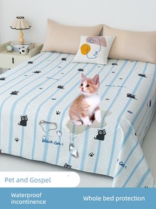 Cat Machine Washable Cover Cloth Water-Proof Bed Sheets