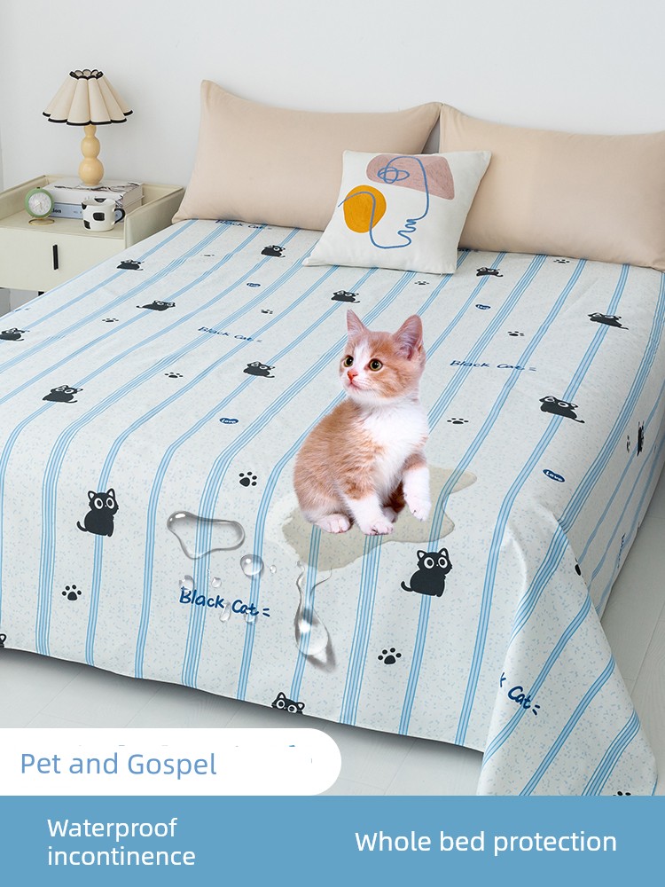 Cat Machine Washable Cover Cloth Water-Proof Bed Sheets
