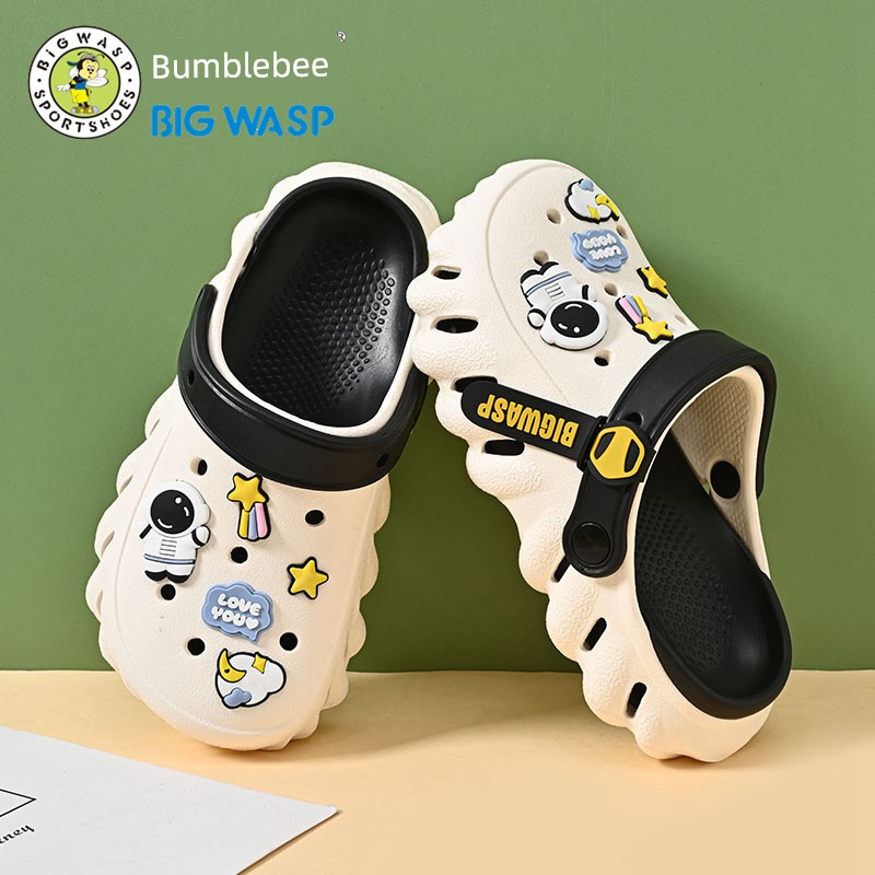Bumblebee Boy Sandals Summer Children's Hole Shoes — 4