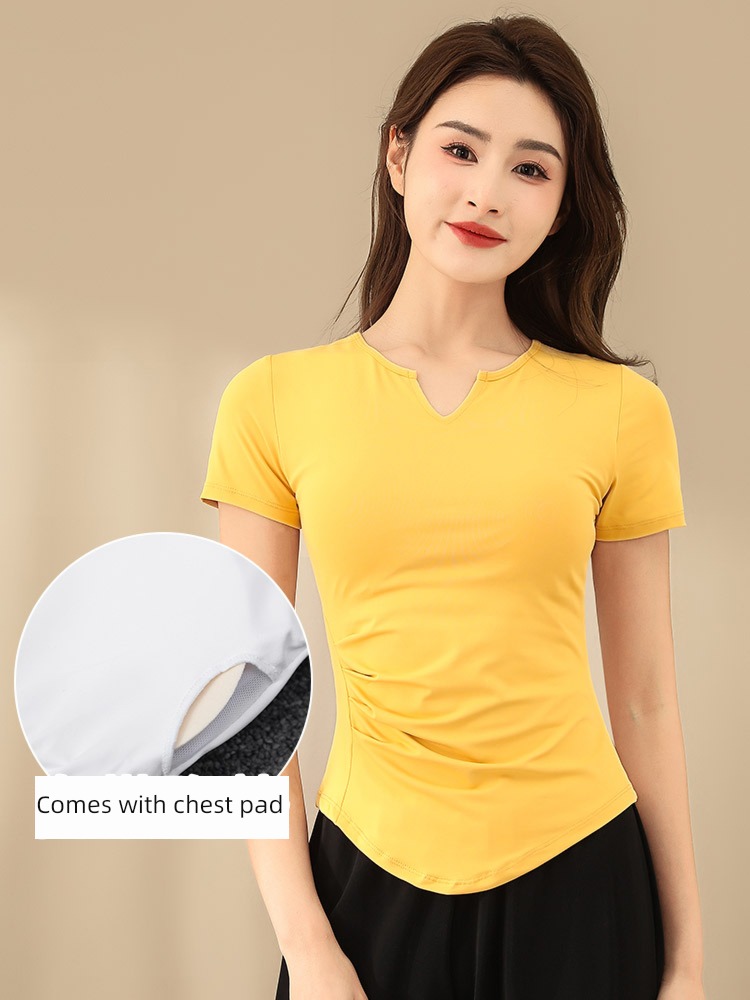 Spring and summer High waist Sagging sensation Tie one's feet Quick drying Yoga clothes