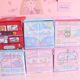 Cute Melody desktop storage box with lid soft girl student dormitory summary miscellaneous basket cosmetic folding box