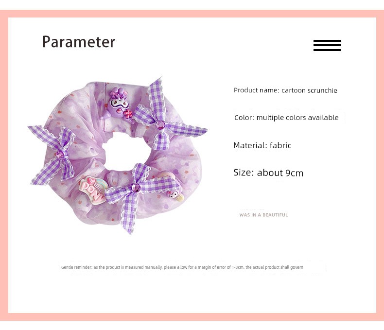 Children's Cartoon Hair Ties 2026 New Style Girls' High Ponytail Hair Bands Little Girls' Non-Damaging Hair Elastics Hair Accessories — 5