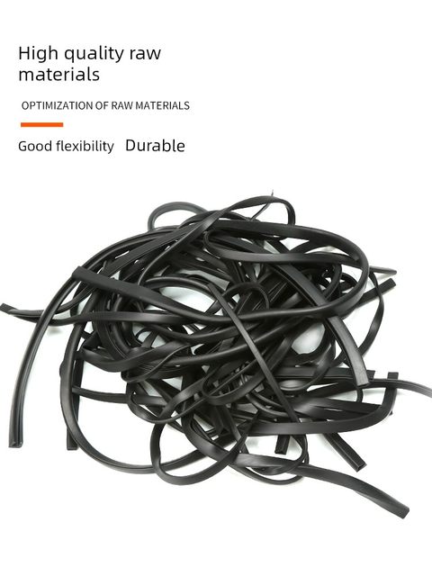 Rubber U-shaped strip edge sealing strip mechanical sheet metal iron steel plate stainless steel tray edge sealing protection port strip