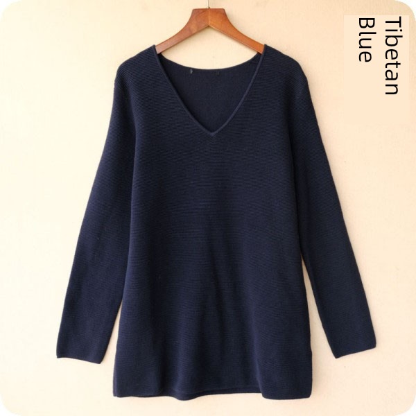 Women V-neck Straight cylinder pure cotton routine singleton  Condom