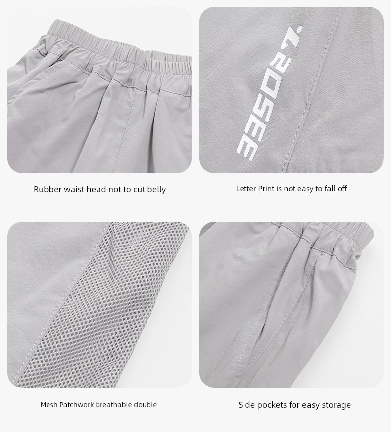 Zuoxi Children's Clothing Boys' Shorts Summer Thin Cool Breathable Pants 2026 New Children's Summer Five-Point Pants Trendy — 23