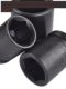 1/2 inch small wind cannon sleeve head electric wrench air ventilated hexagon short sleeve Dafei 8-41mm2526 thickened