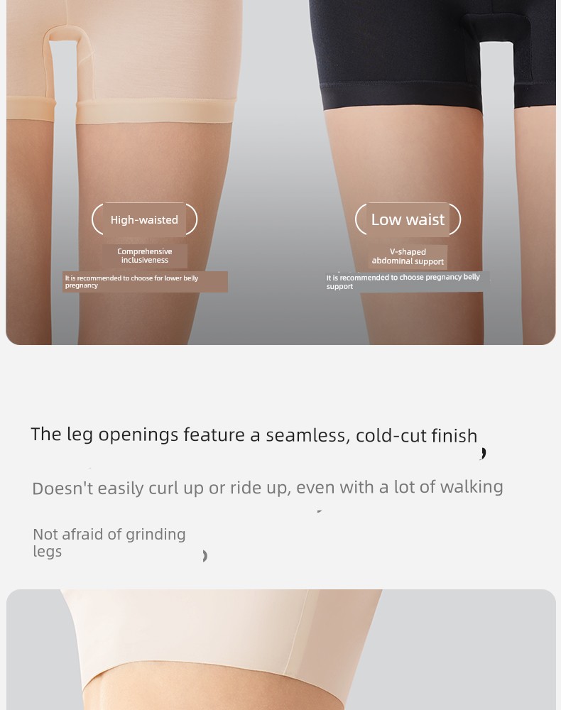 October Crystal Small Milk Leather Maternity Safety Pants, Anti-Exposure, Can Be Worn Outside, Loose-Fitting Leggings for Pregnancy, Thin Summer Style — 20