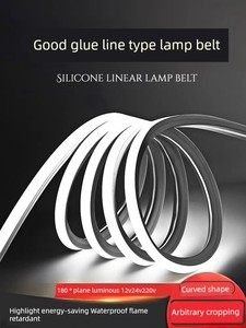Silicone Led Light Strip Linear Casing 220V Embedded Linear Light 24V Linear Light Channel Waterproof Light Strip 12V